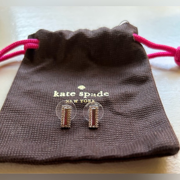 Kate spade sterling silver earrings - Picture 2 of 3